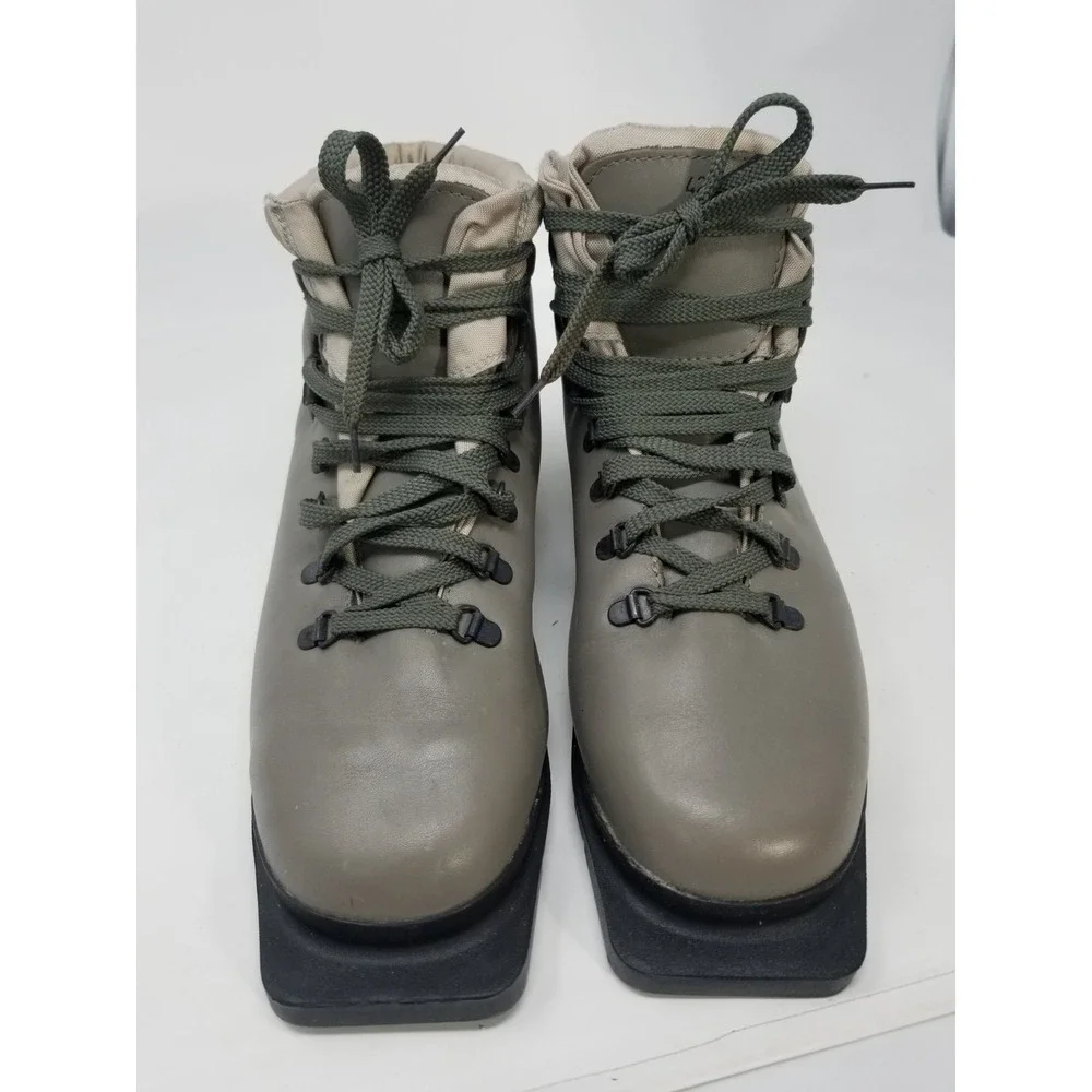 Alpina Boots Blazer Cross Country Nordic Ski Athletic 5107-0 Gray Vibram Sz 42